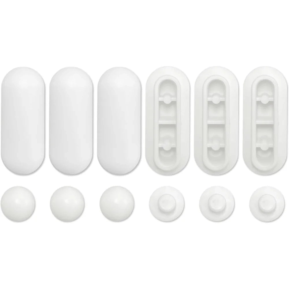 Set di 12 accessori per sedile del water, paraurti di ricambio p