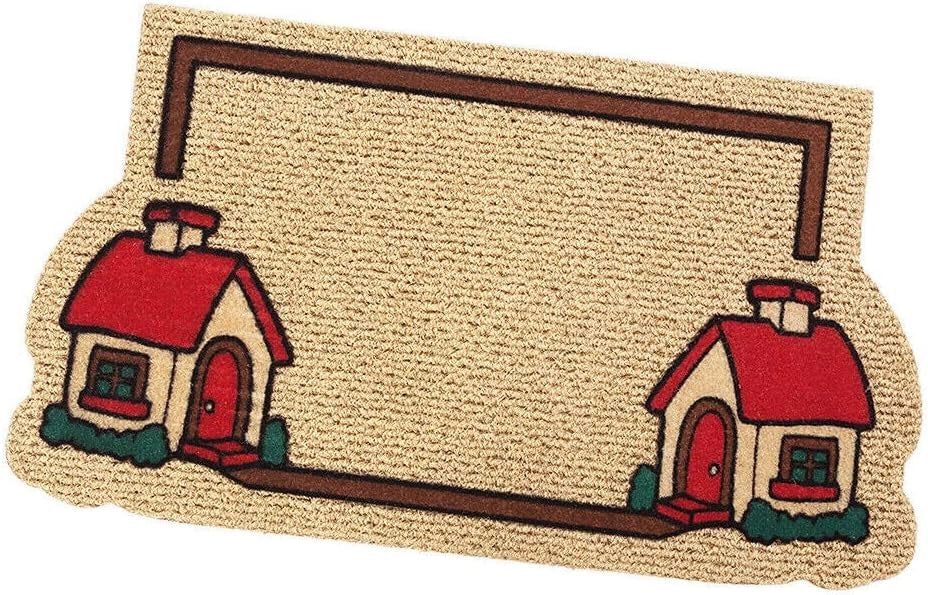 Zerbino Ingresso Antiscivolo Asciugapassi Entrata Assorbente Rettangolare 40X70 cm Dis.I