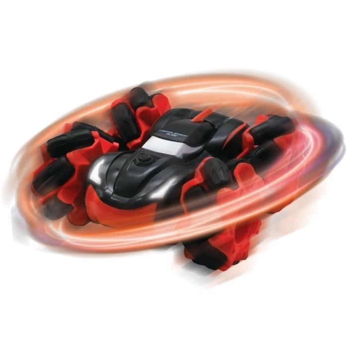 LEXIBOOK - CROSSLANDER SLIDE - Auto telecomandata fuoristrada con rotazione bifacciale a 360 ed effetto luce