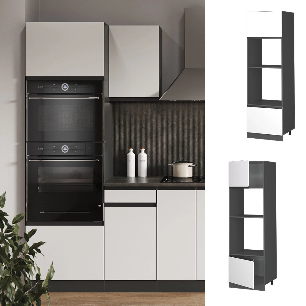 Vicco Set mobili bagno Bianco 60 cm Forma a J