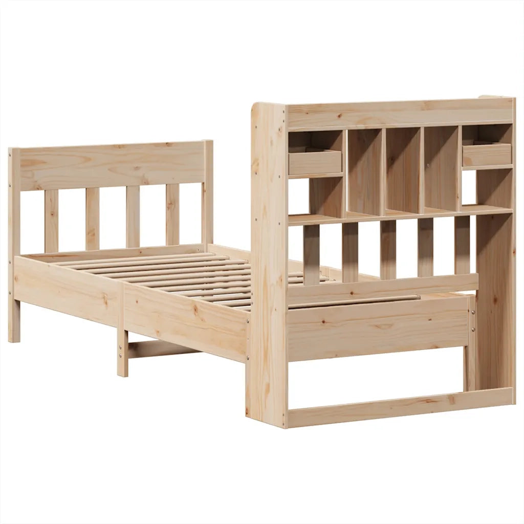 Giroletto senza Materasso 75x190 cm in Legno Massello di Pino 3323284