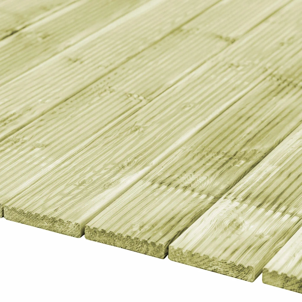 Pavimento da Deck 8 pcs Verde Impregnato 1,16 m²