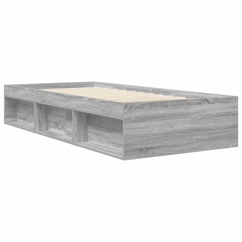 Telaio del letto con storage Sonoma grigio 80 x 200 cm 3429521