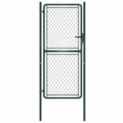 Cancello da Giardino in Acciaio 100x175 cm Verde 144406