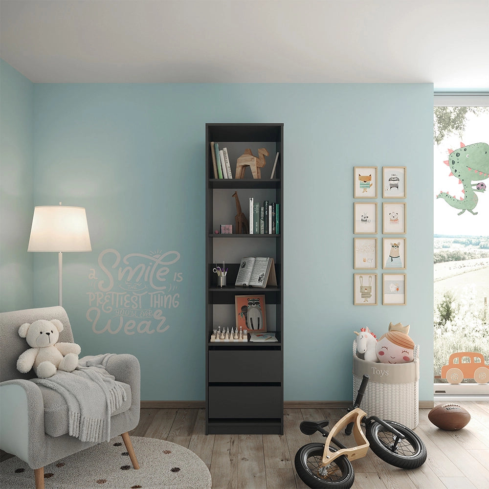 Armadio Elmo Antracite 50 x 200 cm Vicco