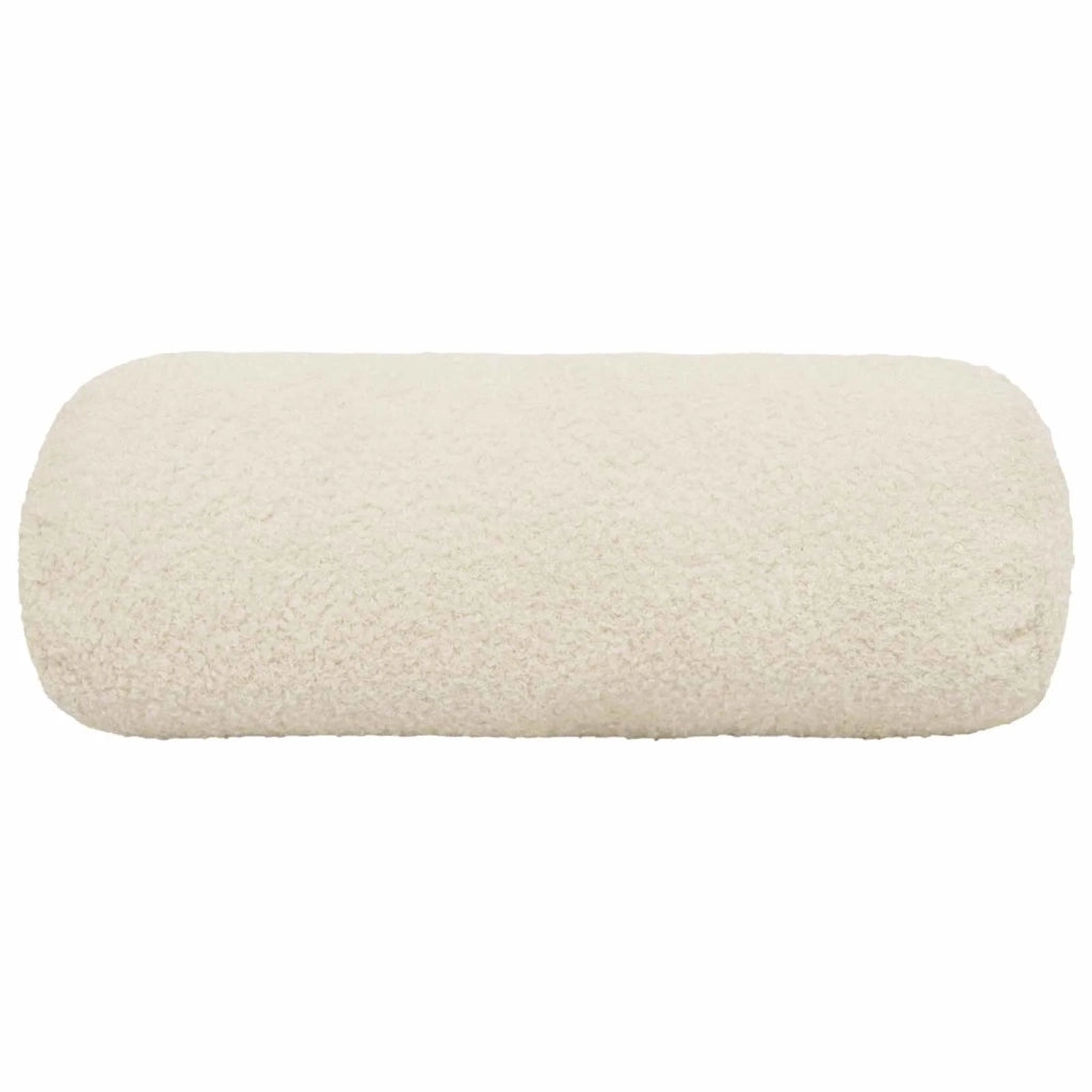 Federa 6 pcs HEERLEN Crema Ø 15 x 40 cm Bouclé 923268