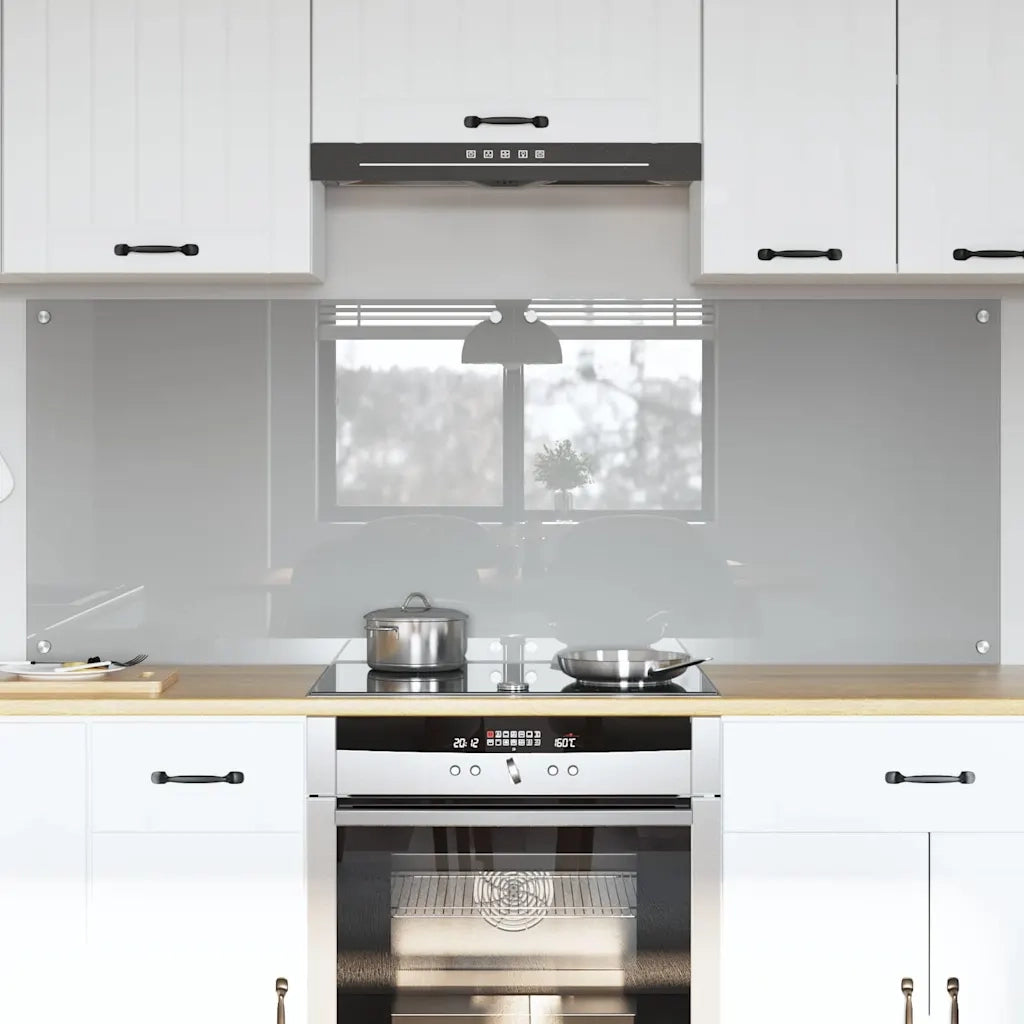 Schienale da cucina 2 pcs Grigio chiaro 80 x 60 cm 3415451