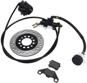 Sistema di frenatura universale - Freno idraulico - Per motocross 50cc/250cc - Quad e go-kart - Materiale metallico - Distanza di montaggio 64mm/45mm - Sistema frenante