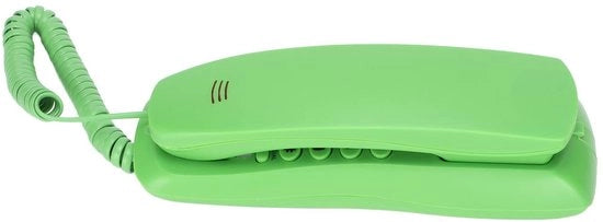 Telefono per hotel o ufficio - Modello KXT628 - Telefono da parete desktop - Compacto e multifunzionale - Colore verde - Telefoni e accessori - Ideale per ufficio e casa