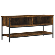 Mobile TV multimediale mensola TV credenza TV sala da pranzo soggiorno camera da letto rovere affumicato 100 x 35 x 45 cm legno ingegnerizzato marrone 02_0027270