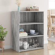 Credenza Grigio Sonoma 70x41x93 cm in Legno Multistrato 846374