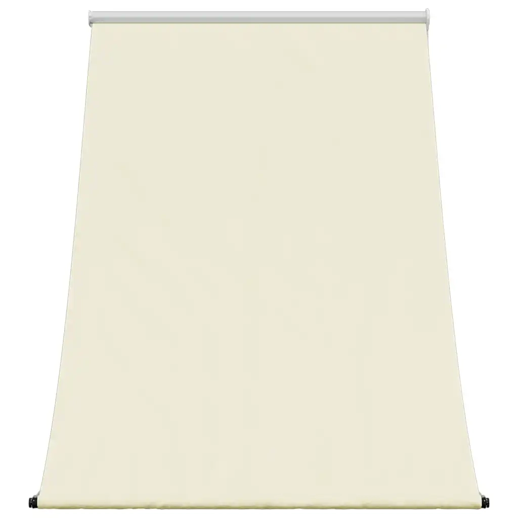 Tenda da Sole Retrattile Crema 100x150 cm in Tessuto e Acciaio 368757