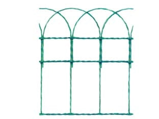 RETE ZINCATA PLASTIFICATA VERDE AD ARCHETTO ROTOLO MT.10- - cm.40h. - 1 rotolo T-REX