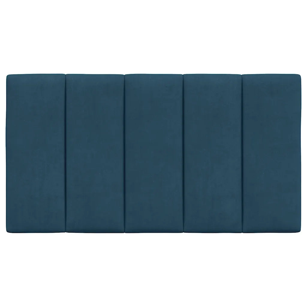 Cuscino Testiera Hanko Blu 80 cm in Velluto CFW4731337