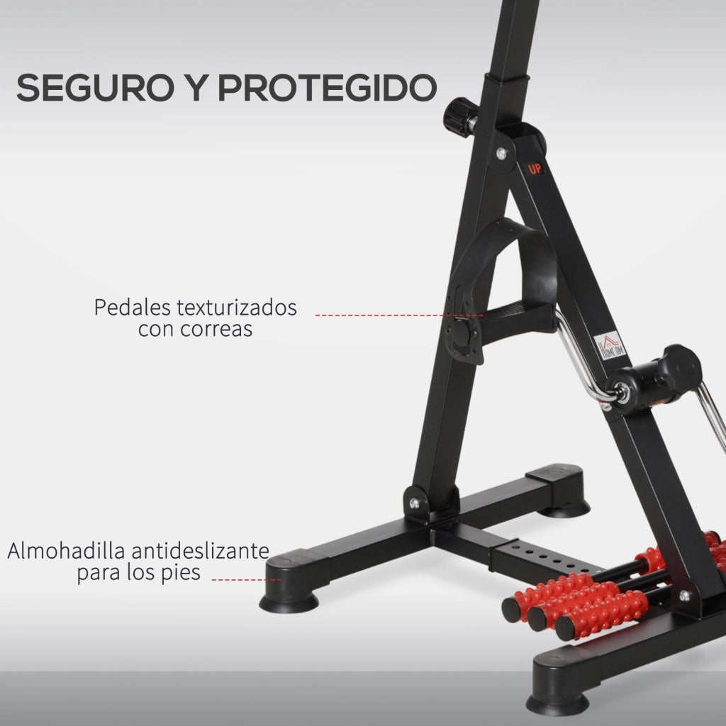 Pedaliera per Esercizi Gambe Braccia Regolabile ¨C Zephmum ¨C 75-97 cm LCD Massaggio