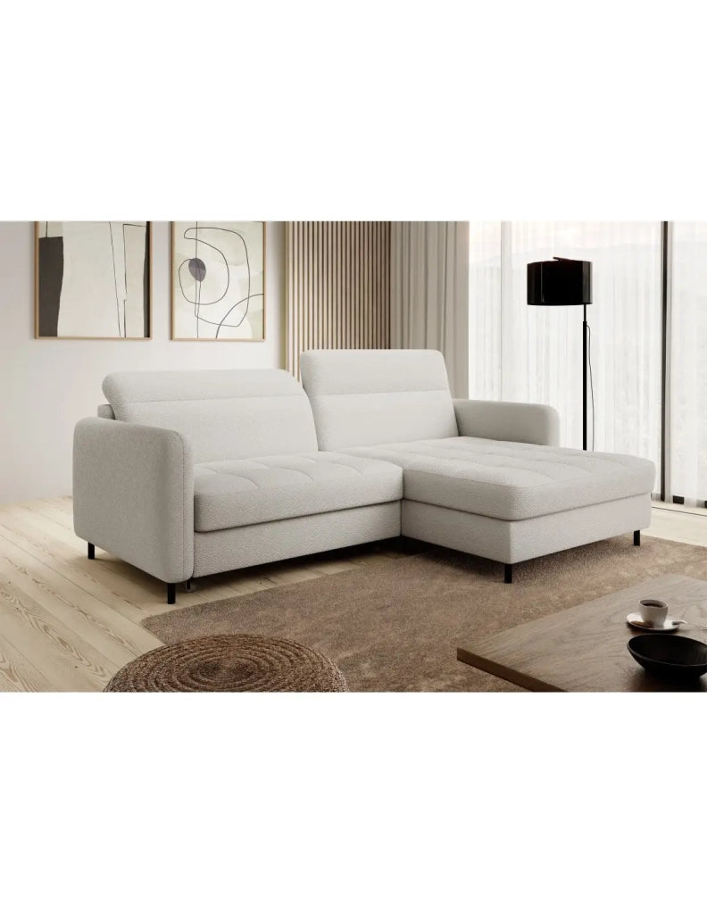 Divano ad angolo collezione GOUMSI colore Bianco alpino