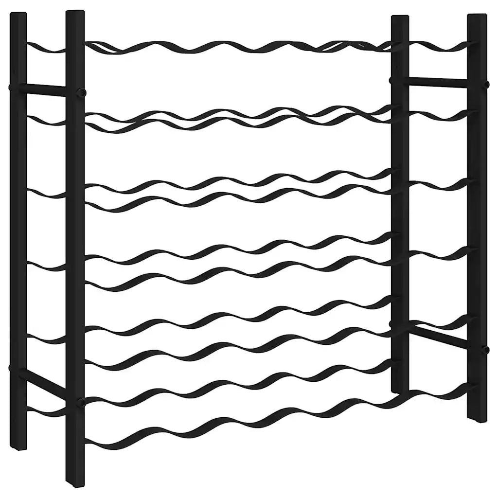 Portavini da 36 Bottiglie Nero in Ferro CFW2362370