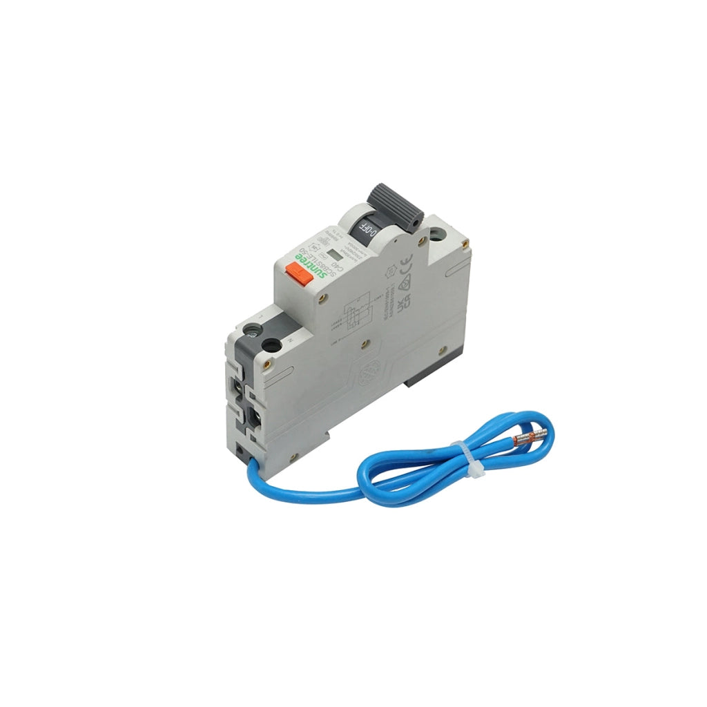 Interruttore automatico con protezione differenziale RCBO 1P+N 50A 30mA, AC Suntree