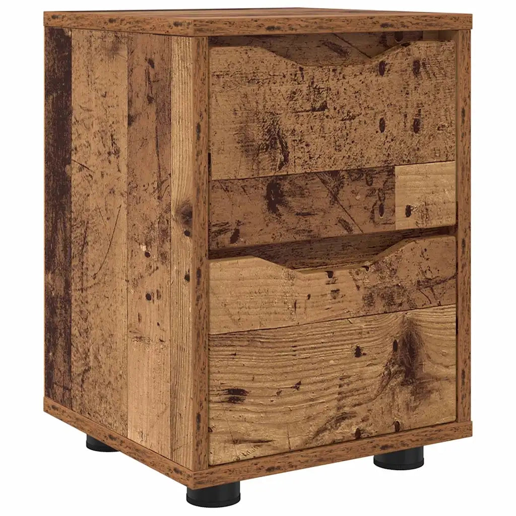Comodino | Armadio da Notte | Mobiletto da notte Legno vecchio 30,5 x 30 x 43 cm Legno multistrato