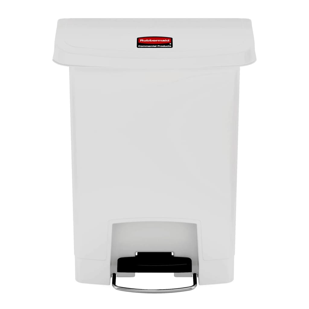 Rubbermaid Contenitore a Pedale Slim Jim 30 L Bianco 445374