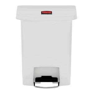 Rubbermaid Contenitore a Pedale Slim Jim 30 L Bianco 445374