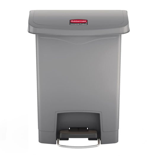 Rubbermaid Contenitore a Pedale Slim Jim 30 L Grigio 445373