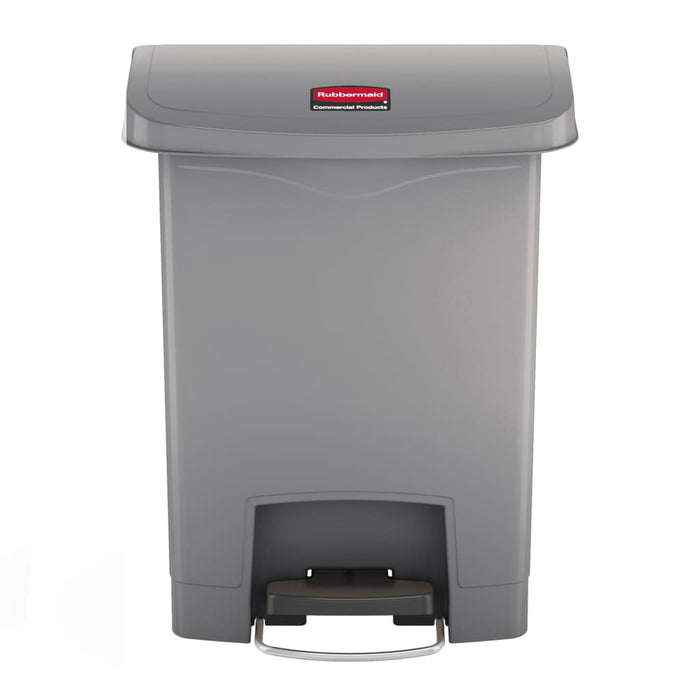 Rubbermaid Contenitore a Pedale Slim Jim 30 L Grigio 445373