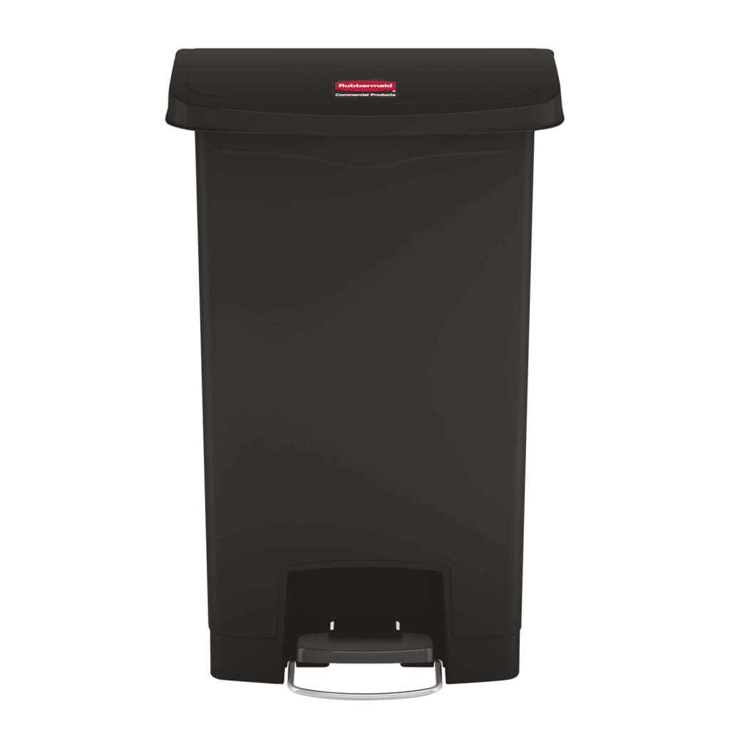 Rubbermaid Contenitore a Pedale Slim Jim 50 L Nero 445378