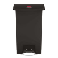 Rubbermaid Contenitore a Pedale Slim Jim 50 L Nero 445378