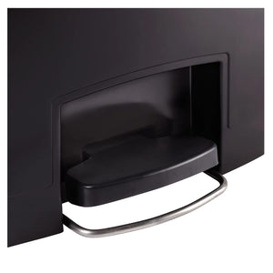 Rubbermaid Contenitore a Pedale Slim Jim 50 L Nero 445378