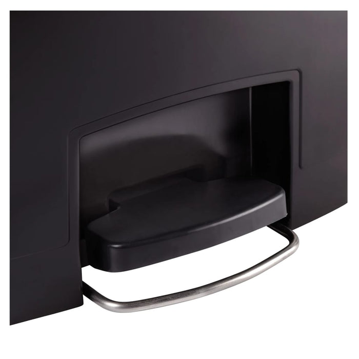 Rubbermaid Contenitore a Pedale Slim Jim 50 L Nero 445378