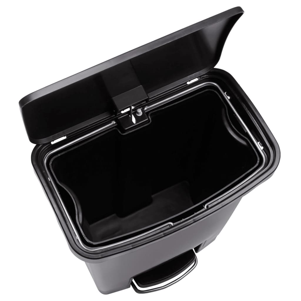 Rubbermaid Contenitore a Pedale Slim Jim 50 L Nero 445378