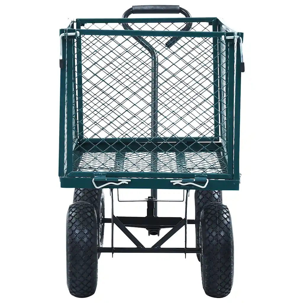 Carrello a Mano da Giardino Verde 350 kg