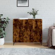 Credenza-Buffet-Armadio da cucina Rovere Fumo 90x34x80 cm in Legno Multistrato 110239