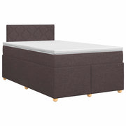 Letto box spring con materasso Marrone Scuro 120 x 190 cm 3450919
