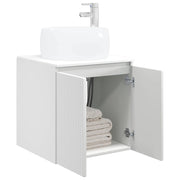 Mobile Lavabo | Armadio Lavabo da Parete Bianco 49,5 x 44,5 x 66 cm