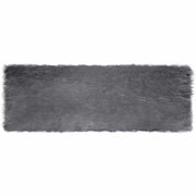 Tappeto in finta TAFALLA | Tappeto del soggiorno Antracite 80 x 250 cm Poliestere