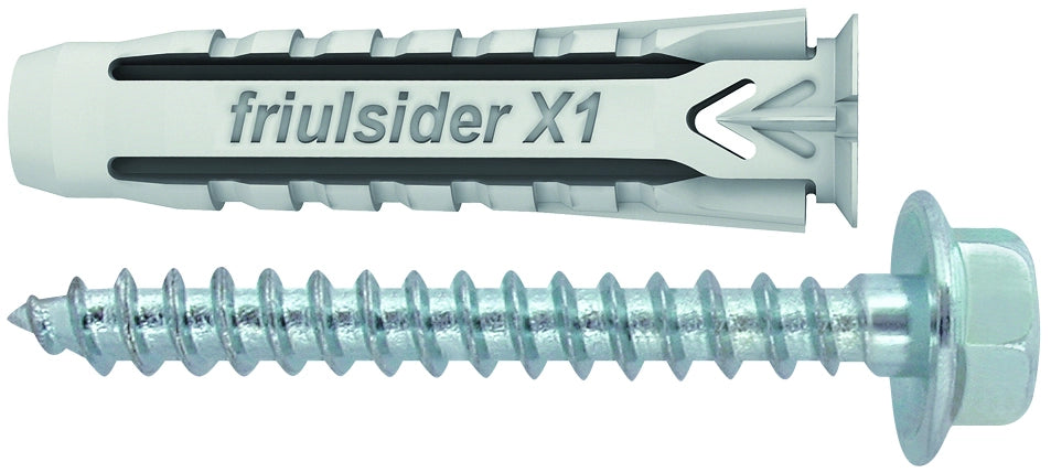 Friulsider TASSELLO UNIVERSALE X1 EVO CON TIRAFONDO 25 PZ. mm. 14x70