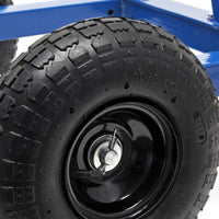 Carrello porta pannelli max 200 kg con pneumatici e supporti in acciaio regolabili 280-830mm