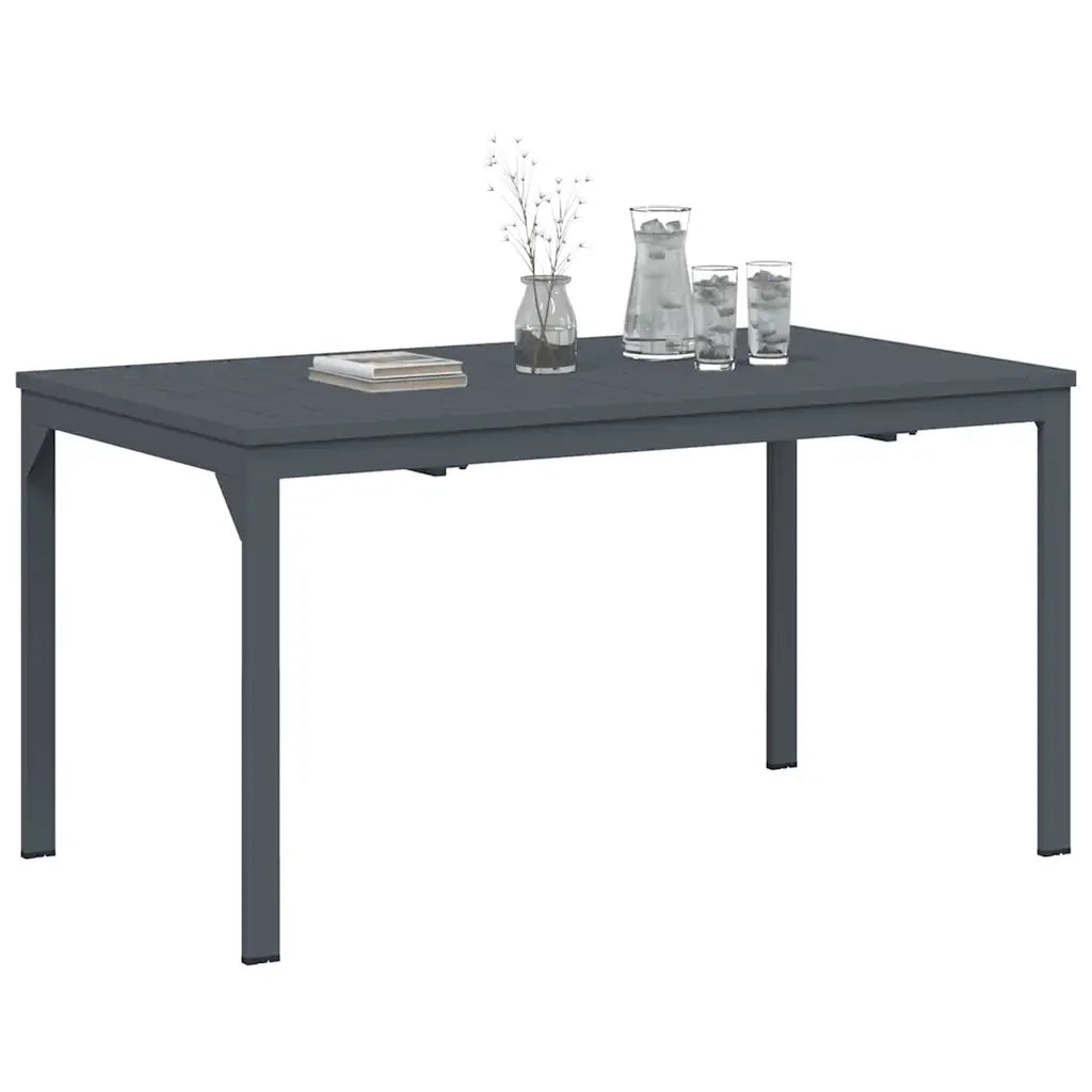 Tavolino da Giardino | Tavolo da patio Antracite 180 x 80 x 74 cm