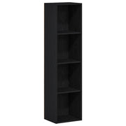 Armadio per Libri Rovere Nero 36 x 30 x 143 cm CFW2782174