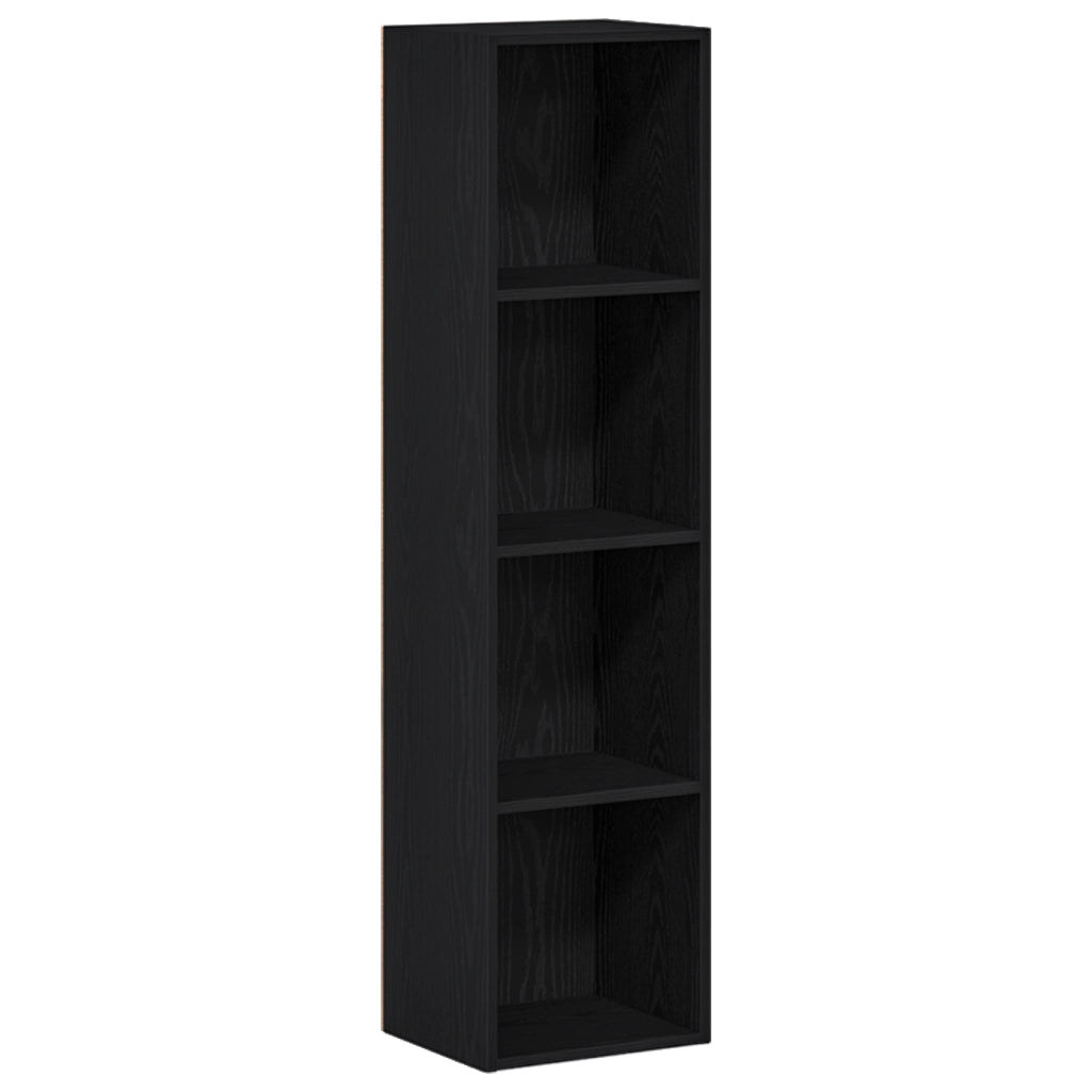 Armadio per Libri Rovere Nero 36 x 30 x 143 cm CFW2782174