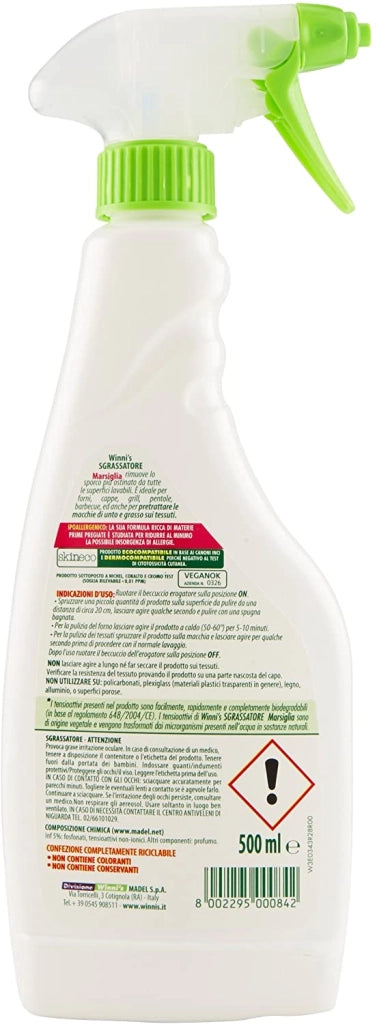 WINNI'S NATUREL SGRASSATORE UNIVERSALE SPRAY MARSIGLIA 500ML