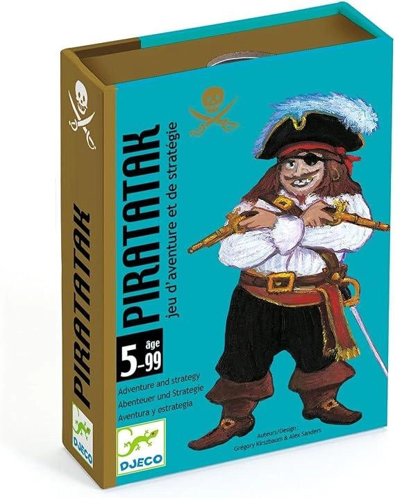 Carte Piratatak Gioco di avventura a strategia,Djeco,Eta 5-99 anni