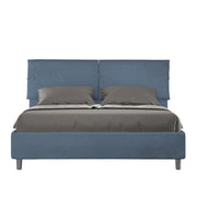 Letto Matrimoniale 160x190 cm con Rete e Contenitore Sleeper Blu