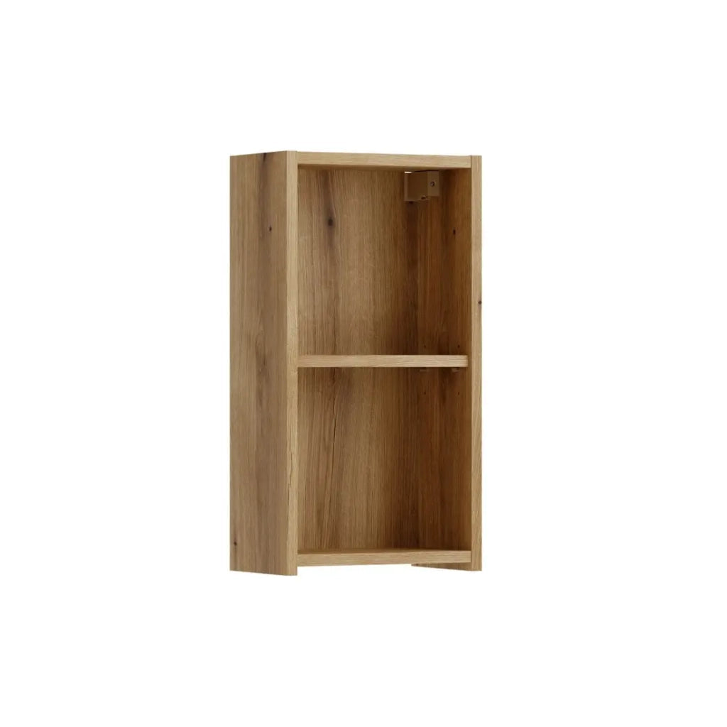 Mobile da bagno VANO 57 cm in rovere sospeso con 2 nicchie