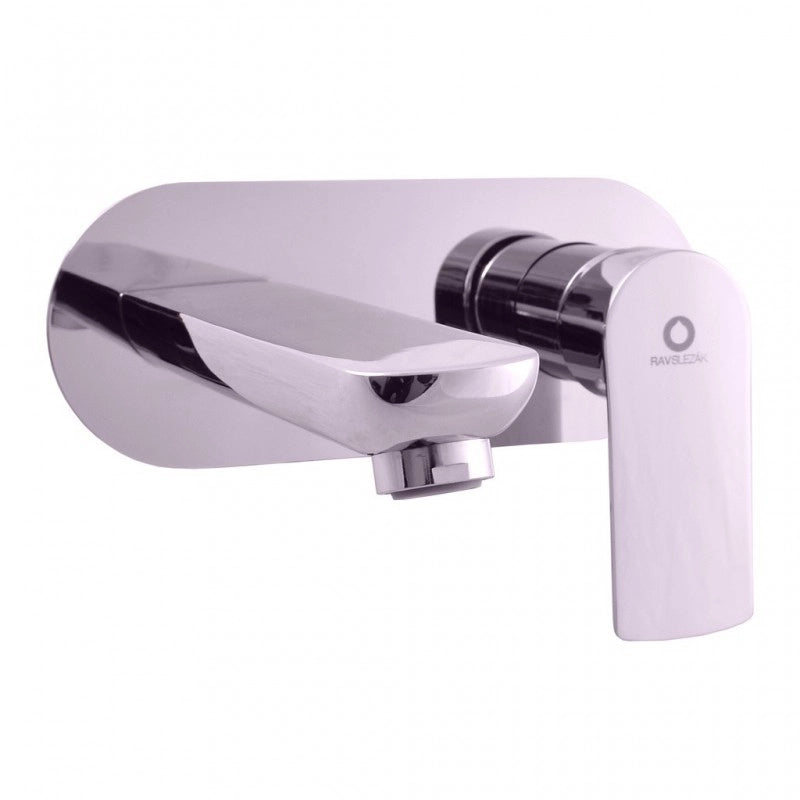 VLTAVA miscelatore economico per lavabo a parete in ottone cromato