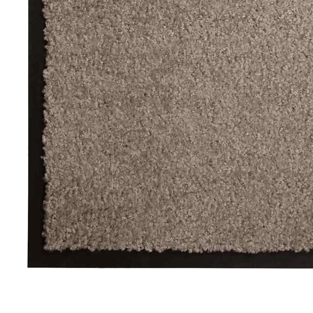 Zerbino rettangolare assorbente antifatica 80 x 60 x 1,2 cm in tessuto teddy beige 02_0059000
