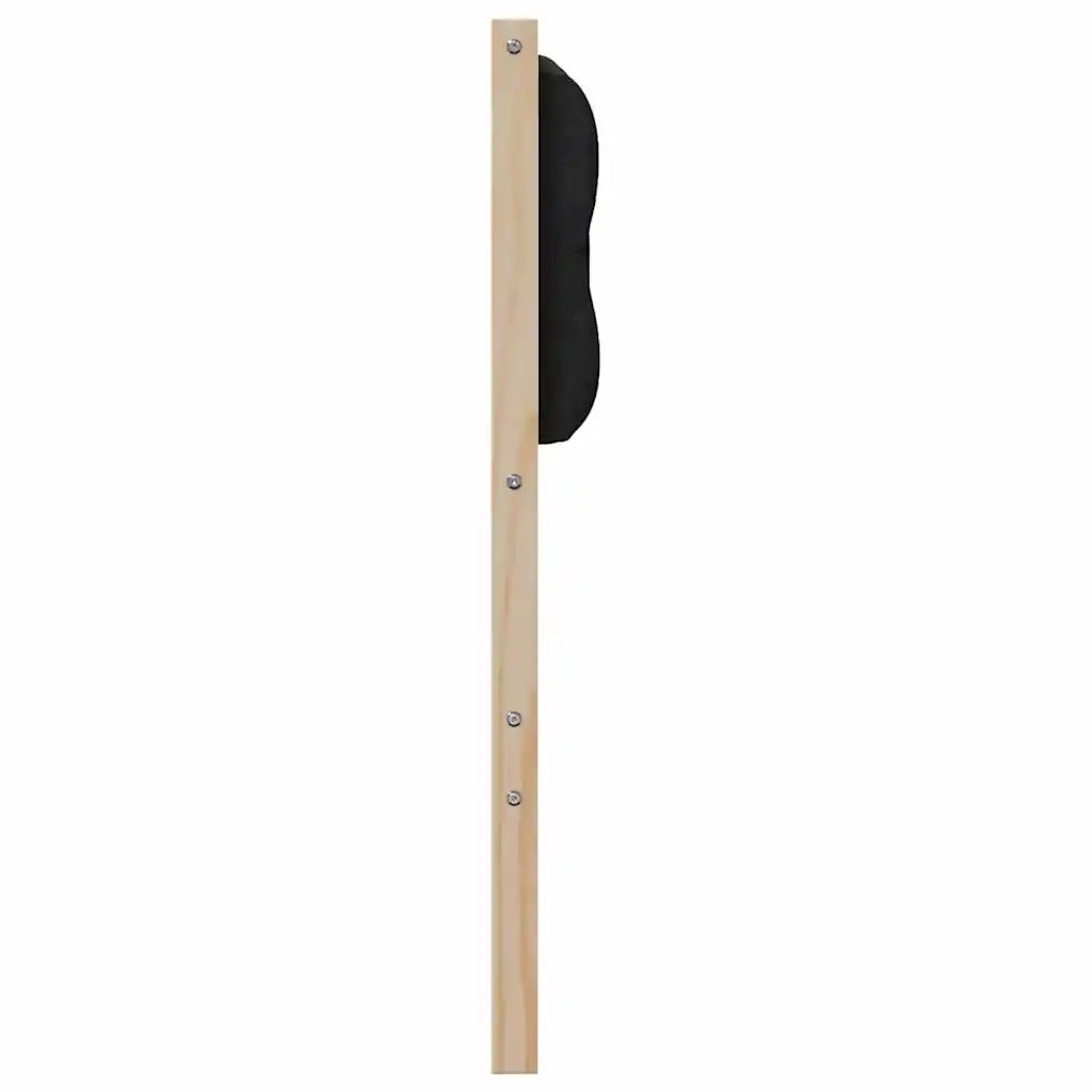 Testiera | Testata Altro Marrone e nero 150 cm Legno di pino massello