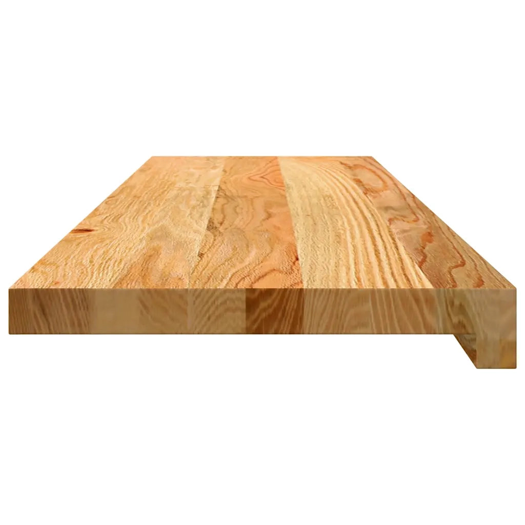 Gradini 4 pz Marrone Chiaro 90x25x2 cm Legno Massello Rovere
